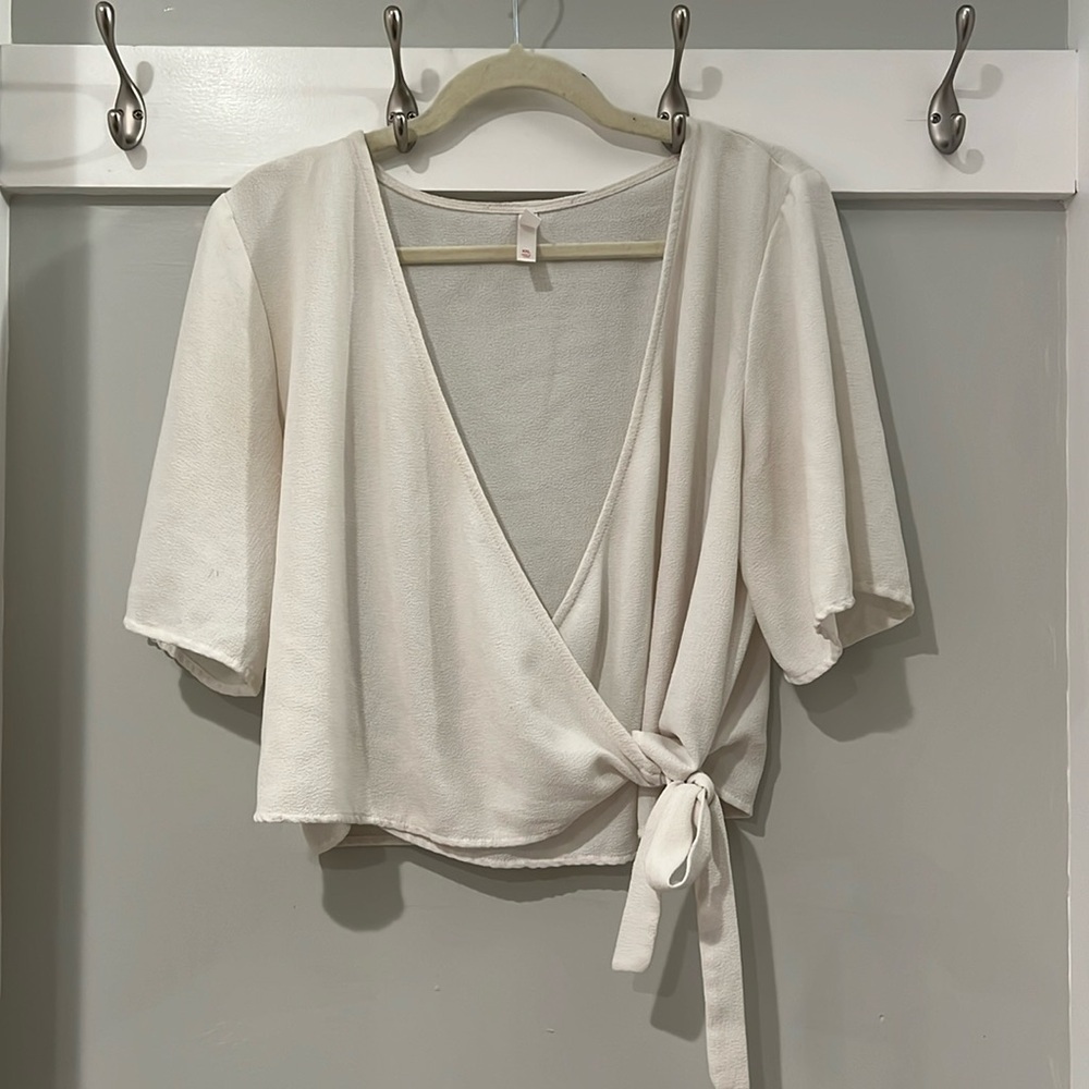 Xhilaration Wrap Tie Blouse